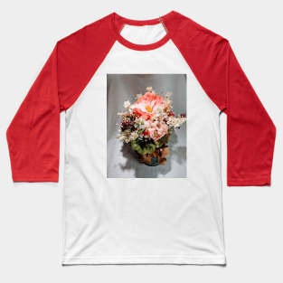 Victorian Flowers Baseball T-Shirt